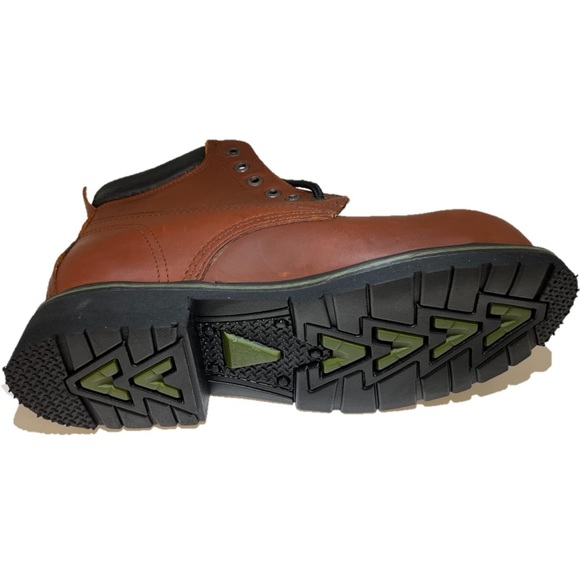 PUREPECHA Men's Leather Work Boot, With Or Without SteelToe 501 CarbonoNegra - Picture 4 of 10